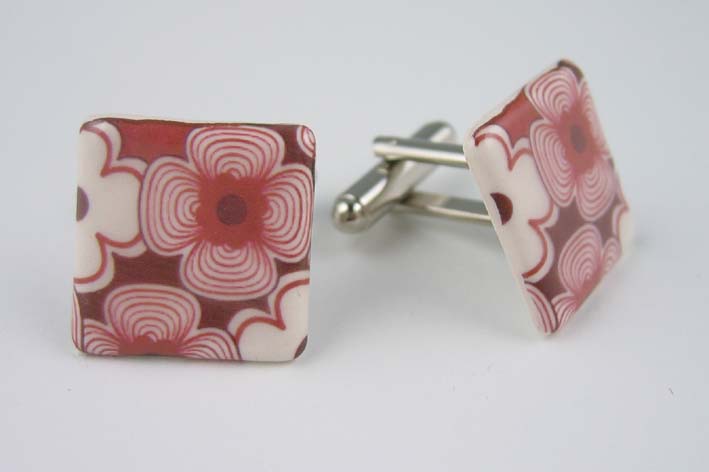 Seventies Wallpaper cufflinks